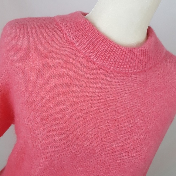 H&M Coral High‎ Collar Wool Blend Sweater - Picture 4 of 6